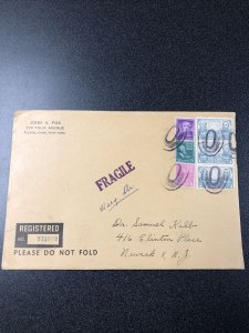 Cover From 1956 - 50c Liberty Series , 20c & 9c Prexi.