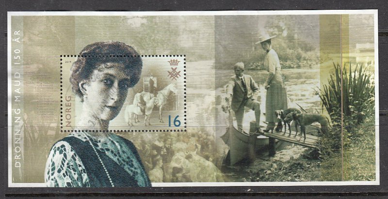 Norway SC# 1884  2017 Queen Maud S/S used