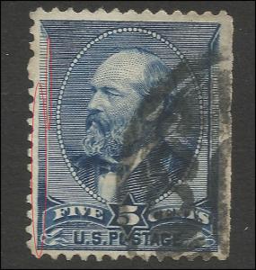 # 216 Indigo Used Double Or Shifted Transfer James A. Garfield