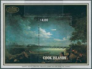 Cook Islands 1986 SG1064 Halley's Comet of 1759 MS MNH