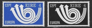 Ireland 329-30  1973  set  2  VF Mint NH