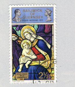 Guernsey 74 Used Virgin and child 1972 (BP70209)