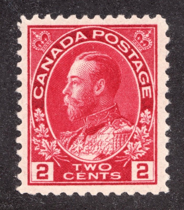 1917 Canada Sc #106 - 2¢ KGV Admiral - Carmine Stamp MNH