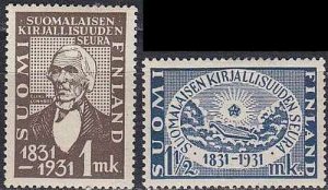 FINNLAND FINLAND SUOMI [1931] MiNr 0162-63 ( */mh )