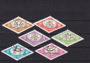 SA26a Romania 1964 Summer Olympic Games, Tokyo, used stamps