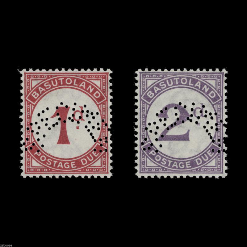 Basutoland 1933 (Specimen) Postage Dues