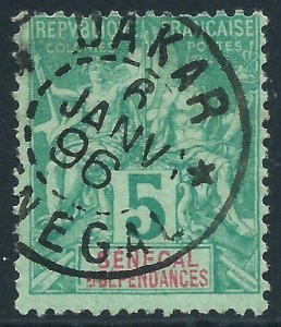 Senegal, Sc #38, 5c Used