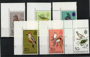 Cayman Islands 1974 Birds MNH Margin set SG337-342 WS24181