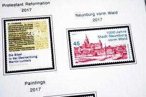 COLOR PRINTED GERMANY 2011-2020 STAMP ALBUM PAGES (89 illustrated pages)