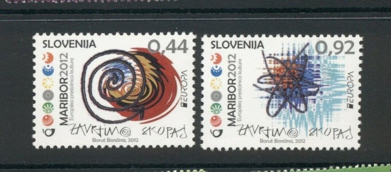 Slovenia #939-40 (2012 Europa set) VFMNH CV $3.75