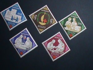 ​MONGOLIA STAMP-1963-SC#323-7 CENTENARY OF RED CROSS - MNH SET VERY FINE
