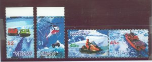 Australian Antarctic Territory #L107-L110  Single (Complete Set)