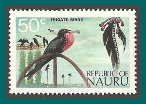 Nauru 1973 Frigate Birds, 50c MLH  103,SG111