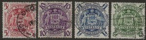 Australia 218-21  1949 set 4  fvf used