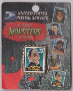 USPS Stamp Pin: Scott #3168 Phantom of the Opera from the Movie Monsters Series