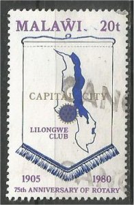 MALAWI 1980 used 20t  Malawi Rotary Club  Scott 364
