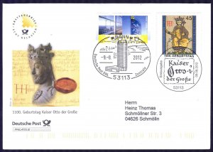 Germany 2012 King Otto Great Mi. 2949 FDC