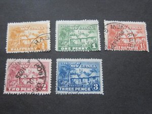 Papua New Guinea 1925 Sc 1-5 FU