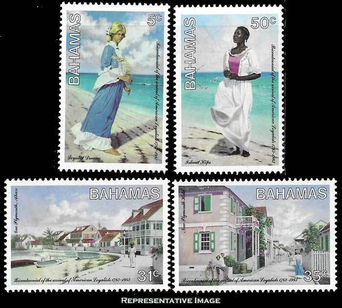 Bahamas Scott 543-546 Mint never hinged.