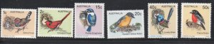 Australia Sc 713-18 1979 Birds  stamp set mint NH