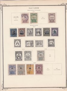 salvador stamps page ref 17172