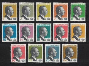 Luxembourg Grand Duke Jean COLLECTION 1993 MNH SG#1330-1344