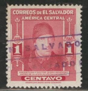 El Salvador Scott 596 Used from 1947 set