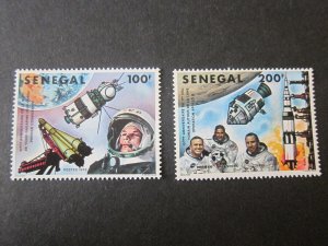 Senegal 1978 Sc 492-3 space set MNH