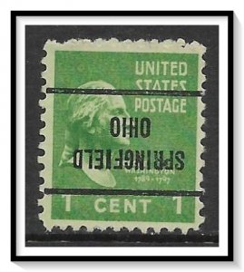 US Precancel #804 Springfield OH Used