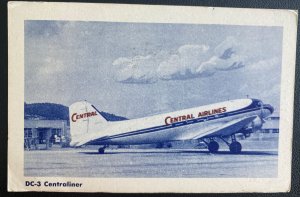 1959 New York USA Picture Postcard First Day Cover DC-3 Centraliners