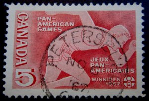 Canada #472 CDS Cancel Petersburg, ON {ebhs145}