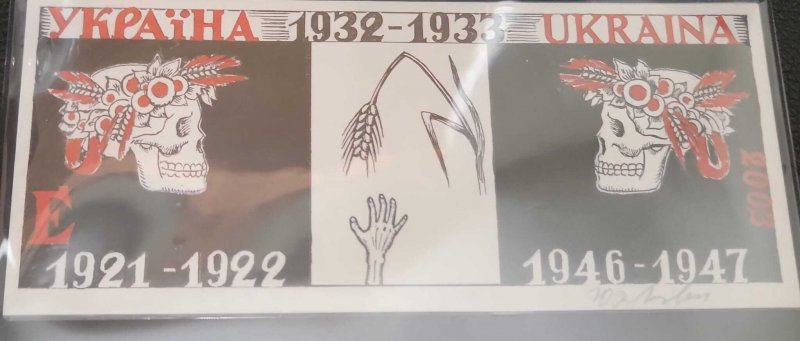 O) UKRAINE, ARTWORK, SKULLS,  1921 -1922. SKULLS  1946 -1947, HAND 1932 -1933, O