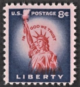 US 1041B MNH VF 8 Cent Statue of Liberty