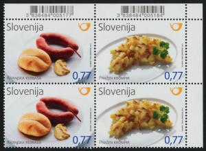 Slovenia 958 TR Block MNH Traditional Food