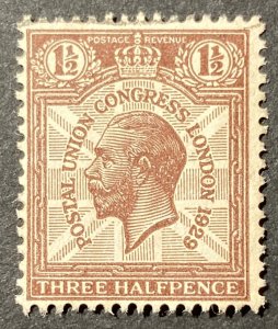 Great Britain 1929 #207, George V, Unused/MH-?.