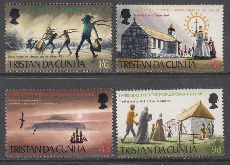 Tristan da Chuna 128-131 MNH VF