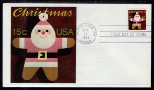 US 1800 Christmas Santa Andrews U/A FDC