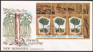 NEW HEBRIDES 1968 Timber Industry FDC......................................55058