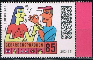 Germany 2024, Sc.# MNH, Sign Language, Michel#3819