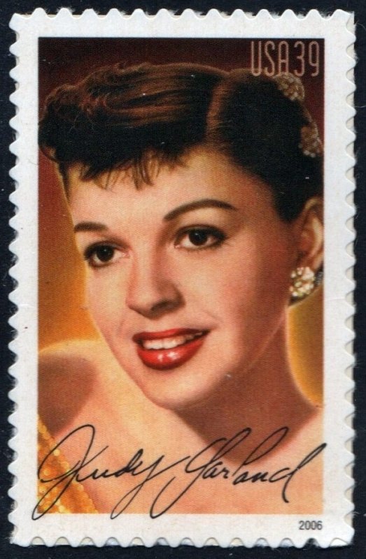 SC#4077 39¢ Legends of Hollywood: Judy Garland (2006) SA