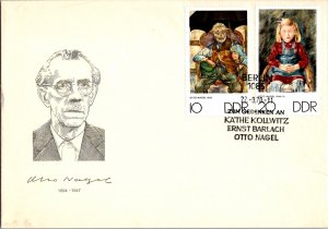 Germany D.D.R., Art, Worldwide First Day Cover