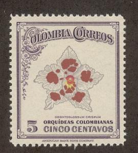 COLOMBIA SC# 549 F-VF MNH 1947