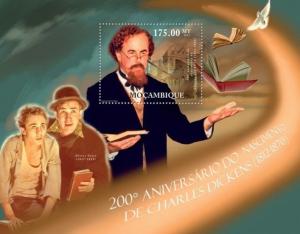 Charles Dickens Literature Cinema Mozambique MNH stamp set