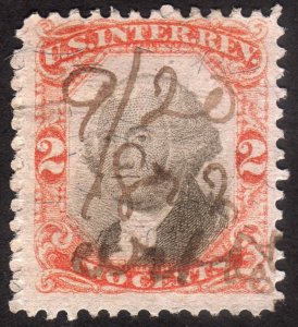 1871, US 2c, Revenue, Used, Sc R135a