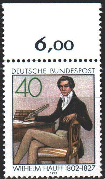 Germany. 1977. 954. In memory of the writer Wilhelm Hauf. MNH.