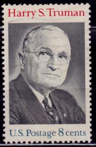 United States, 1973, Harry S. Truman, 8c, Scott# 1499, MNH