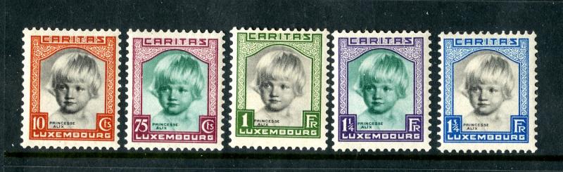 LUXEMBOURG B45-B49 MH SCV $35.80 BIN $15.00