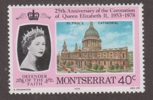 Montserrat 385 Anniversary of Coronation of Elizabeth II 1978