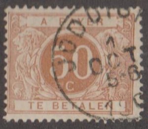 Belgium Scott #J8 Postage Due Stamp - Used Single