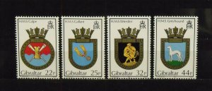 15671   GIBRALTAR   MNH # 574, 575, 576, 577                     CV$ 10.50